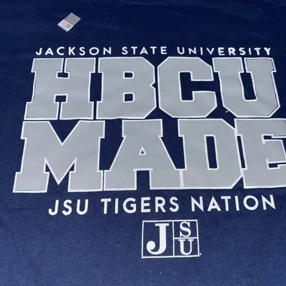 Jackson State University Unisex XXL Spirit New Short Sleeve Shirt Tigers - Picture 2 of 9